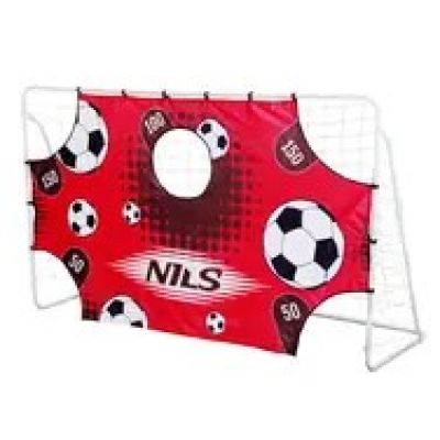 11. Tor mit Netz und Zieltafel Nils BR240P 2in1 240x150cm 10-10-821