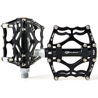 4. Rockbros JT201012LBK Fahrradpedalset - Schwarz