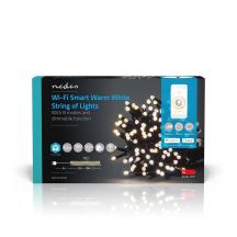 Nedis WIFILX01W100 Dekorative Lichterkette mit 100 LEDs, 2,21 WG