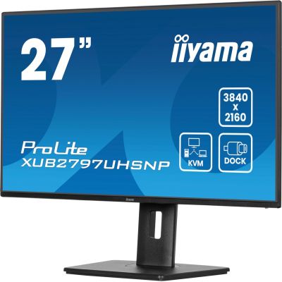 6. IIYAMA Monitor 68,5 cm (27") XUB2797UHSNP-B1 16:9 HDMI+DP+USB-C IPS