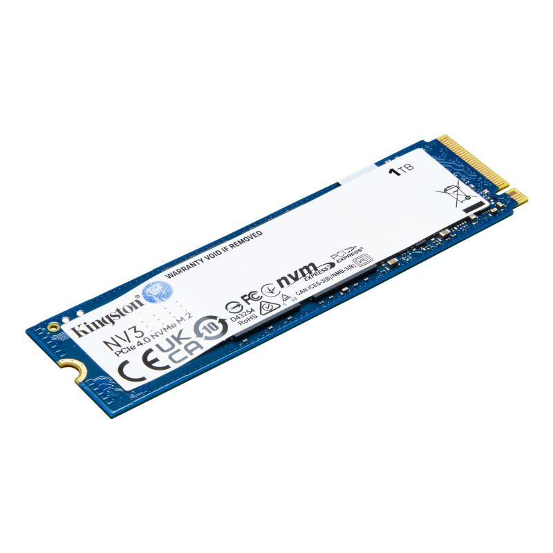9. Kingston SSD 1000G NV3 M.2 2280 PCIe 4.0 NVMe