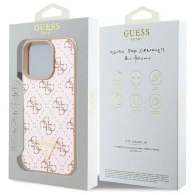 8. Guess New 4G Triangle Case für iPhone 16 Pro – Weiß