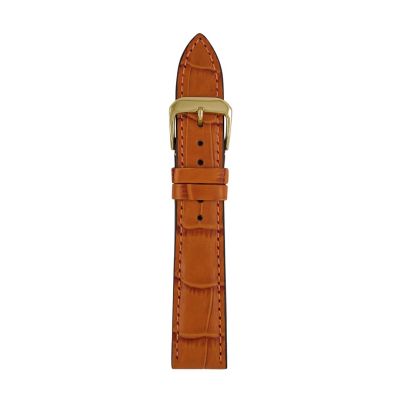 Zeppelin-braunes Lederarmband, 18 mm