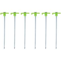 Zeltnägel 19 cm, 6er-Set, Metall/Kunststoff, Camp Active