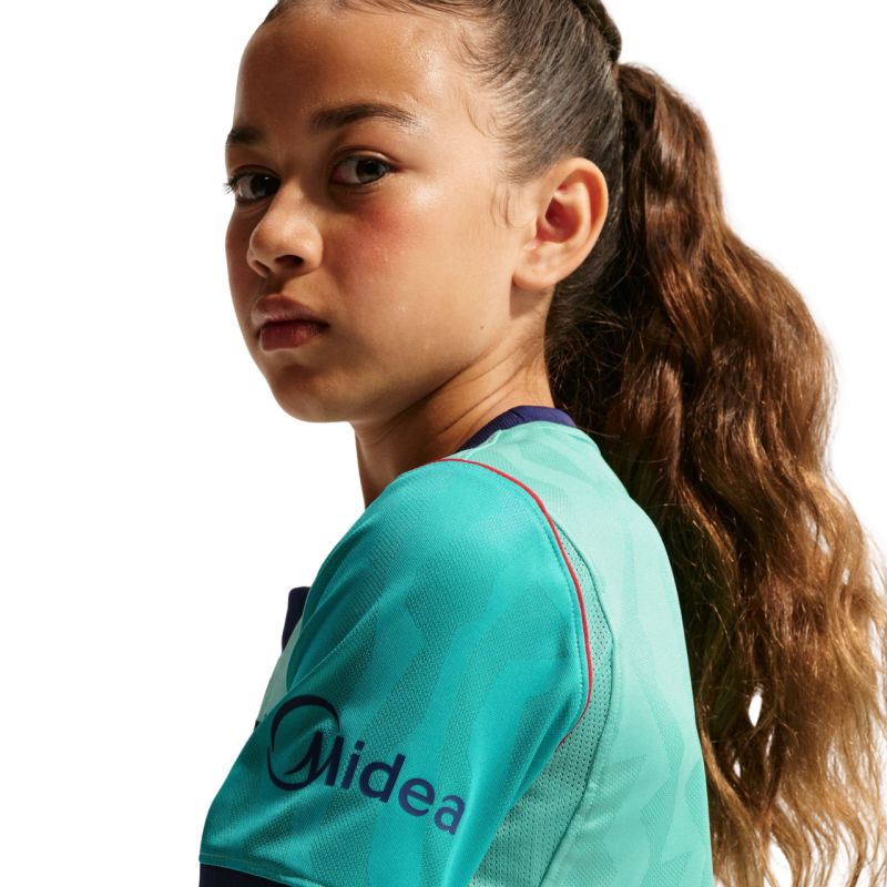 7. Nike FC Barcelona Stadion 2026/27 Kinder-Trikot Grün II6686 301