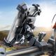 7. Joyroom JR-ZS598 Antivibrations-Lenkerhandyhalterung – Schwarz