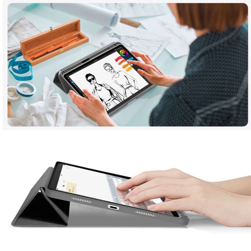 11. Tech-Protect SC Pen Canvas Case für iPad 10,9" 2022 / iPad 11" 2025 - Grau