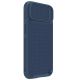 3. Nillkin Textured S Case für iPhone 14 Plus, gepanzerte Hülle mit Kameraabdeckung, blau