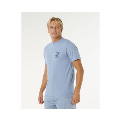 Herren-T-Shirt RIP CURL Desti Animals Tee blau