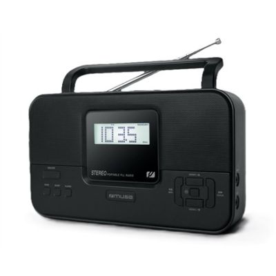 Muse Tragbares Stereo-Radio | M-087 MB PLL | AUX-Eingang | UKW-Radio | Kopfhörerausgang