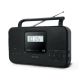 Muse Tragbares Stereo-Radio | M-087 MB PLL | AUX-Eingang | UKW-Radio | Kopfhörerausgang