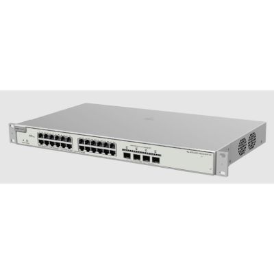 6. Ruijie Networks RG-NBS3200-24GT4XS-P-V2 Netzwerk-Switch, Managed L2+ Gigabit Ethernet (10/100/1000), PoE-fähig, Grau