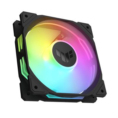 ASUS TUF GAMING TR120 ARGB 3-in-1 Schwarzes Computergehäuse mit integriertem 12 cm Luftkühler