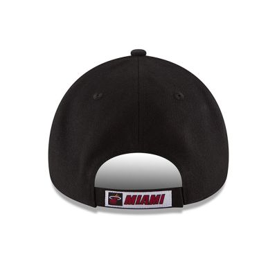 4. New Era 9FORTY NBA The League Miami Heat Schwarze Kappe - 11405603