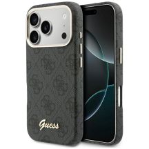 Guess 4G Script MagSafe Hülle für iPhone 17 Pro – Schwarz