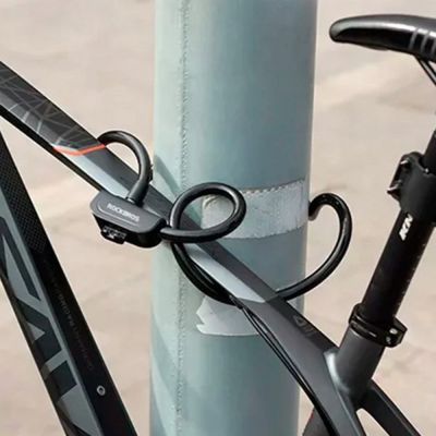5. Rockbros RKS515-BK Fahrradschloss mit 1,1 m Schlüssel – Schwarz