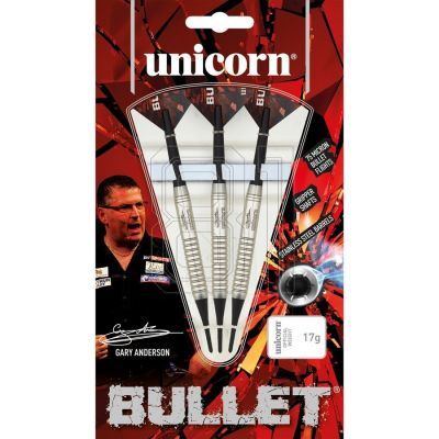 6. Unicorn Bullet Edelstahl-Softdarts – Gary Anderson 16 g: 23520 | 18 g: 23521