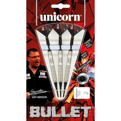 6. Unicorn Bullet Edelstahl-Softdarts – Gary Anderson 16 g: 23520 | 18 g: 23521