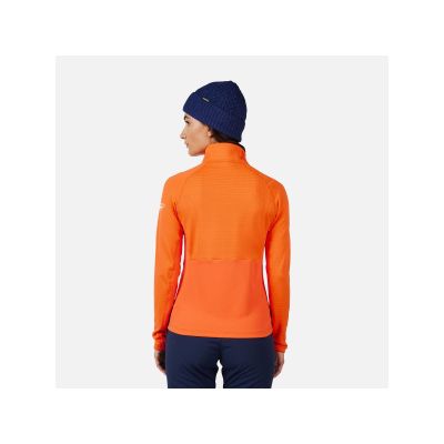 3. ROSSIGNOL Damen-Sweatshirt W Blackside Mix HZ Fleece Orange