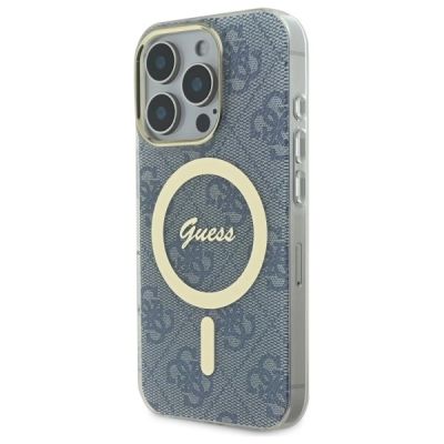 2. Guess IML 4G MagSafe Hülle für iPhone 16 Pro – blau
