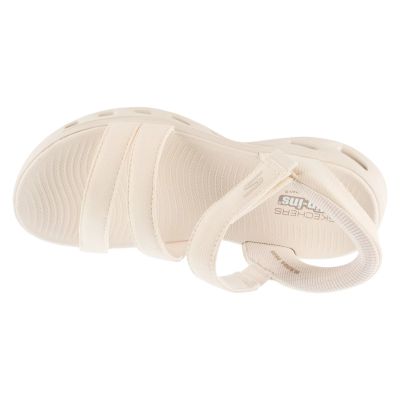 3. Skechers Slip-Ins: GO Walk Glide-Step 2.0 Sandalen – Ella 141269-NAT Beige 36