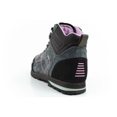 5. CMP Alcor Damen-Trekkingschuhe, Leder, strapazierfähig, wasserdicht, knöchelhoch, grau
