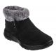 5. Skechers ON-THE-GO JOY FIRST GLANCE Damen Winterstiefel aus Wildleder mit Fell, Schwarz (144041-BKGY)