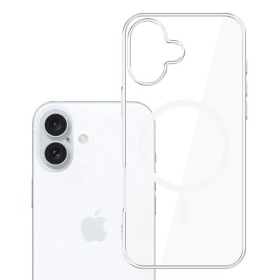 3. 3mk Clear MagCase Hülle für Apple iPhone 16 – transparent