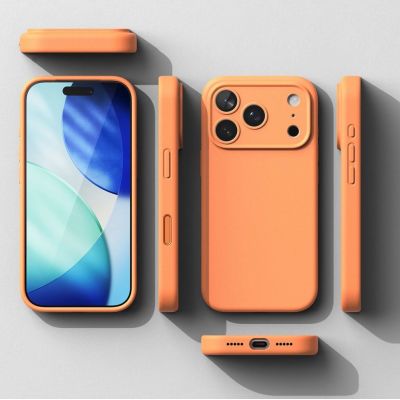7. Ringke Silikon Magnetische MagSafe Hülle für iPhone 17 Pro Max - Orange