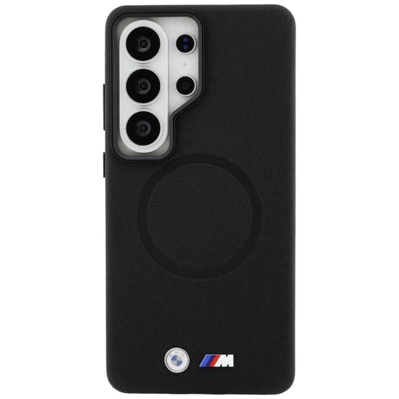 3. BMW M Metal Logo MagSafe Hülle für Samsung Galaxy S26 Ultra - Schwarz