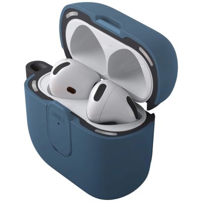 2. Uniq Clyde Lock Case für AirPods 4 – Blau