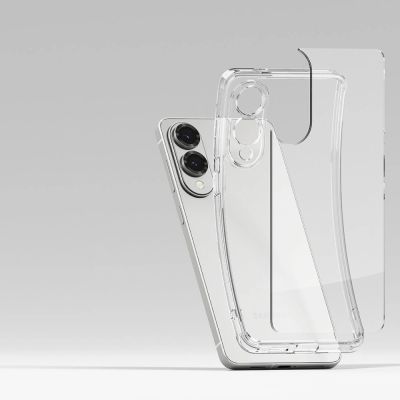 4. Ringke Fusion Case für Samsung Galaxy S25 Edge - Transparent