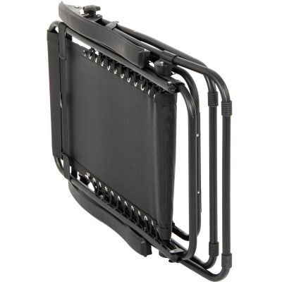 8. Faltbarer Gartenstuhl, multifunktional, 175 x 52/65 x 107 cm, schwarz