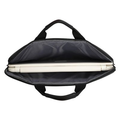 4. Wozinsky WTL-15 15,6"-Laptoptasche mit Griff und Metallreißverschluss – Grau