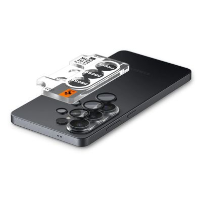 6. Spigen Glas.Tr Ez Fit Optik Pro HD Kameraschutzhülle (2er-Pack) für Samsung Galaxy S26 Ultra – Schwarz