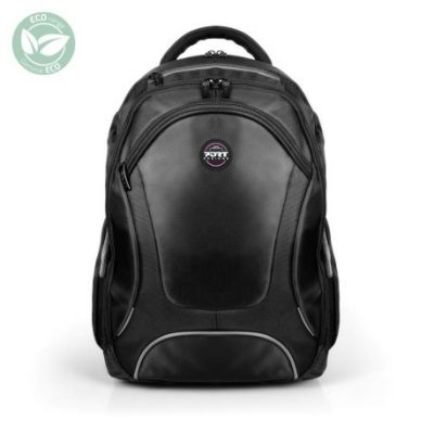 Port Designs Courchevel Rucksack, schwarzer Nylon-Wanderrucksack