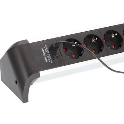 3. Steckdosenleiste Brennenstuhl Steckdosenleiste ALU-Office-Line 4gn. 1,8 m USB