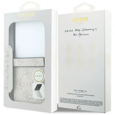 8. Guess 4G Classic MagSafe Hülle für Samsung Galaxy Z Flip 8 - Pink