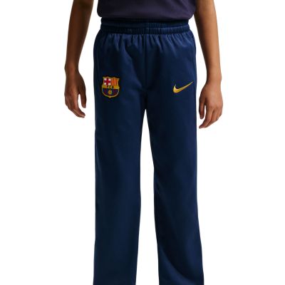 4. Nike FC Barcelona Heimtrainingsanzug für Kinder, marineblau und bordeauxrot IO3566 682