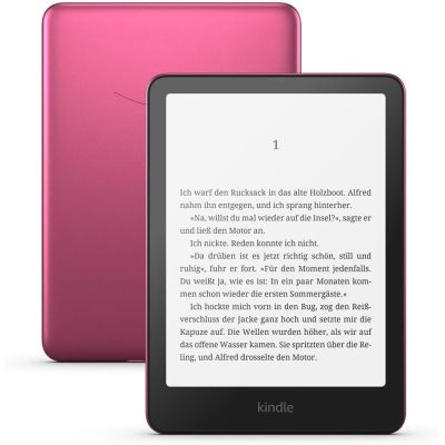 Amazon Kindle Paperwhite Signature Edition eBook-Reader mit Touchscreen, 32 GB Speicher, WLAN, Schwarz, Pink