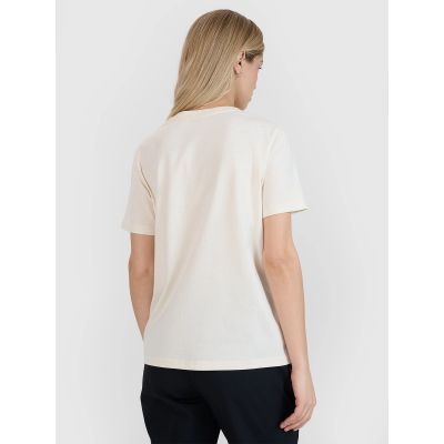 3. Übergroßes bedrucktes Damen-T-Shirt 4F 4FWSS25TTSHF1994-11S