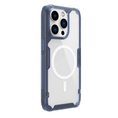 3. Nillkin Nature Pro Magnetische Hülle iPhone 14 Pro magnetische Hülle MagSafe blau