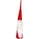 16. Set roter dekorativer Weihnachtsmänner 60, 70, 80 cm