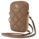 Guess Zip Quilted 4G Tasche – braun