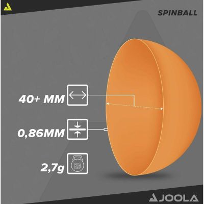 21. JOOLA SPINBALL TISCHTENNISBÄLLE 12 STÜCK