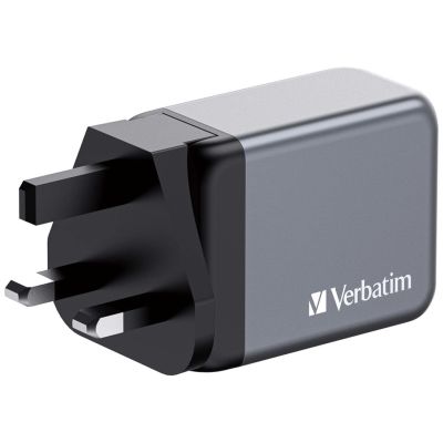 9. Verbatim GaN GNC-65 2xUSB-C Universal-Netzladegerät