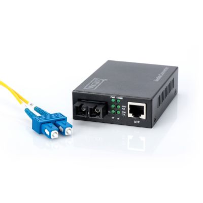13. Digitus Gigabit-Medienkonverter, RJ45 / SC