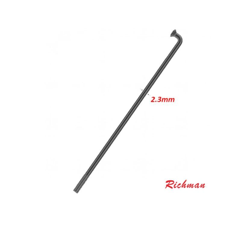 RICHMAN Speichen S13 Edelstahl schwarz 296 mm 36er Packung