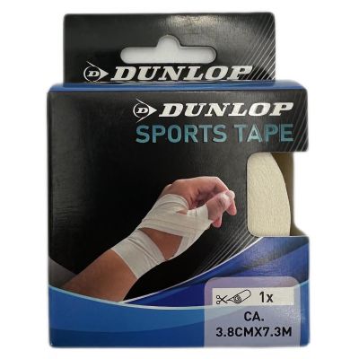 2. TEJP TAPE SPORTS KINESIOLOGICAL TAPE 7,3Mx3,8CM DUNLOP WHITE