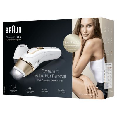 5. Braun Silk-expert Pro Silk·expert Pro 5 PL5140 Intensives Pulslicht (IPL) Gold, Weiß